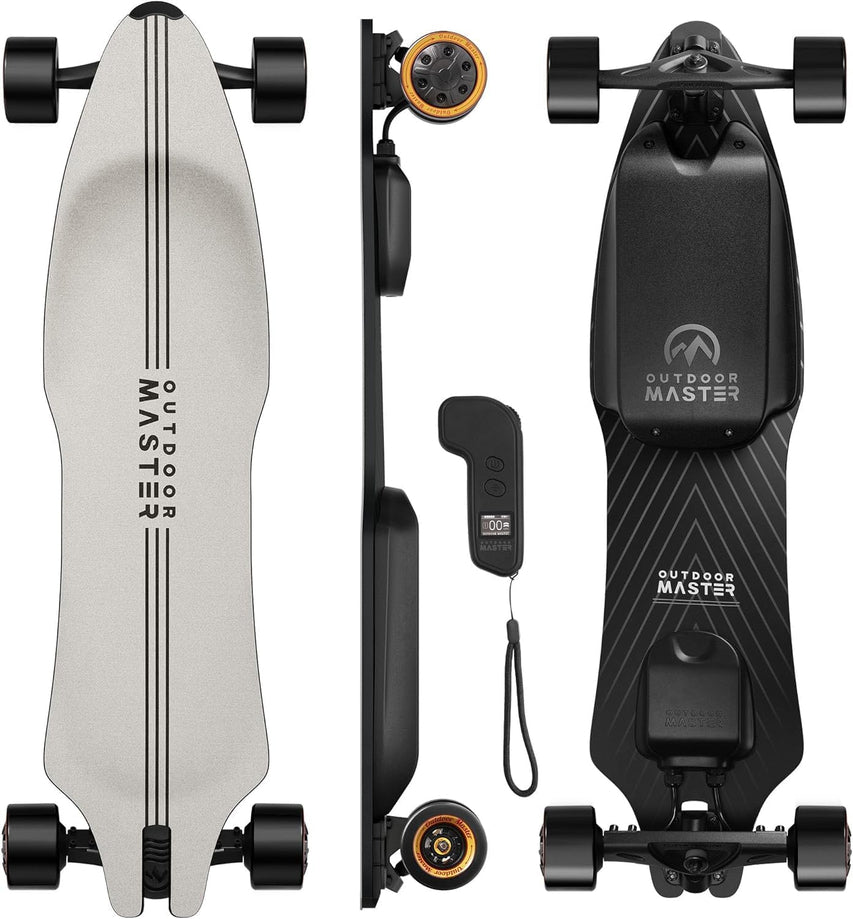 Caribou Electric Skateboard 32 MPH, 26 Mile Range, Dual 1000W Motors, Longboard for Adults & Teens, 6-Month Warranty