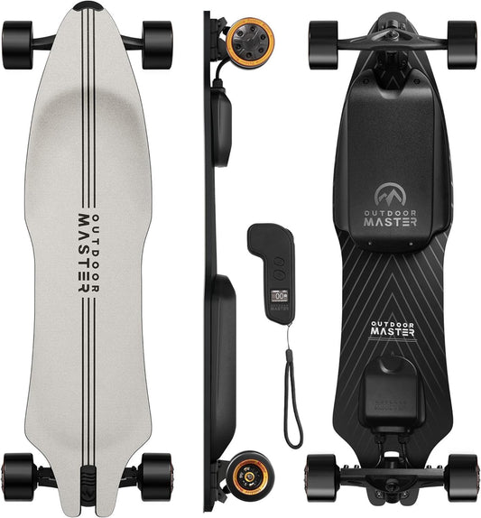 Caribou Electric Skateboard 32 MPH, 26 Mile Range, Dual 1000W Motors, Longboard for Adults & Teens, 6-Month Warranty