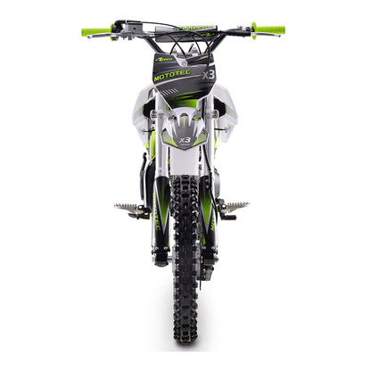 MOTOTEC X3 125CC 4-Stroke Green Gas-Powered Dirt Bike (95731462)