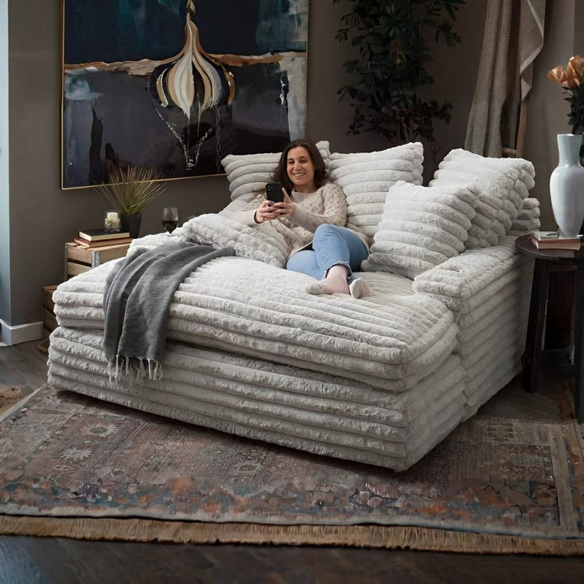 Nestle Recliner With Dual Cupholders And Charging Ports