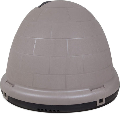 Petmate Indigo Dog House (Igloo Dog House, Made in USA with 90% Recycled Materials, All-Weather Protection Pet Shelter) for XL Dogs -90 to 125 pounds, Made in USA