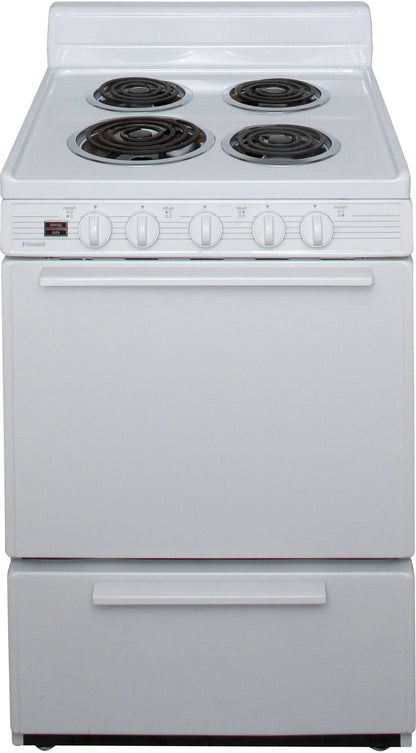 Premier 24 inch Electric Range (White)