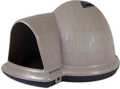 Petmate Indigo Dog House (Igloo Dog House, Made in USA with 90% Recycled Materials, All Weather Protection Pet Shelter) for XL Dogs 90 to 125 pounds, Made in USA