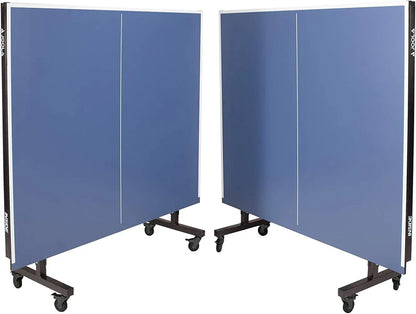 Inside Professional MDF Indoor Ping Pong Table with Quick Clamp Table Tennis Net and Post Set - 10 Minute Easy Assembly - Tournament Quality - Foldable with Single Player Playback Mode