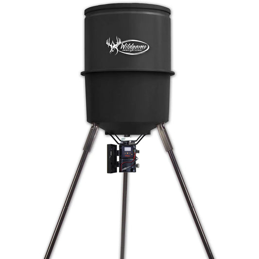 Wildgame Innovations Sports and Outdoors Quick Set Game Feeder, 30-Gal