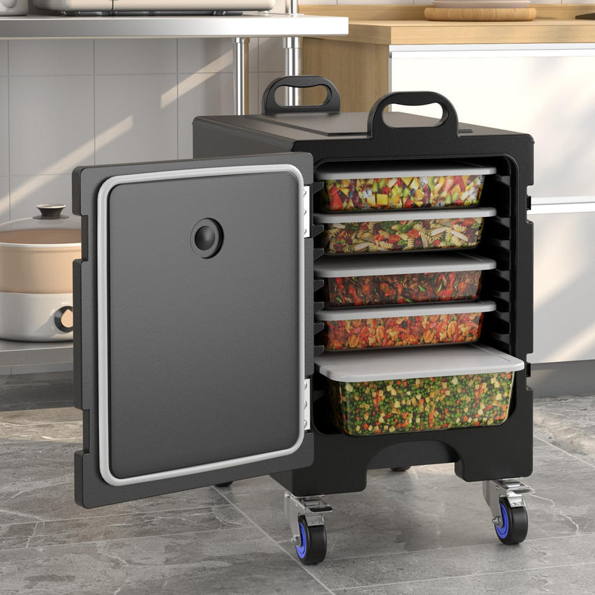 Insulated Food Pan Carrier for 5 Full-size Pans
