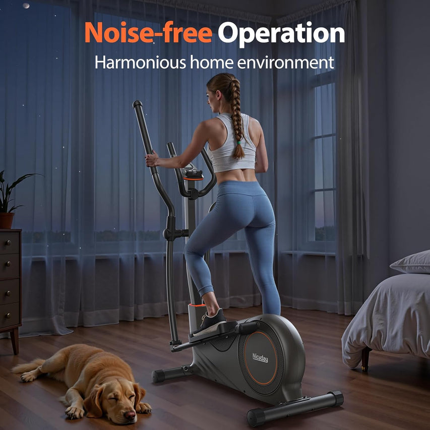 Niceday Elliptical Machine, 15.5 20IN Stride, 16 Levels, 500LB Capacity