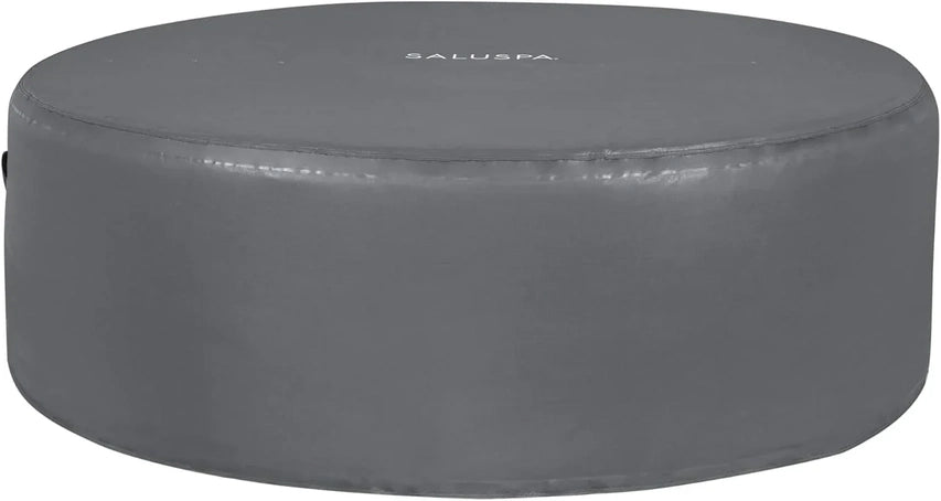 Inflatable Hot Tub Spa (71" x 26") | Portable Hot Tub with 2 Covers (1 Energy-Efficient Thermal Cover and 1 Standard Cover) | Fits Up to 2-4 Persons | Black