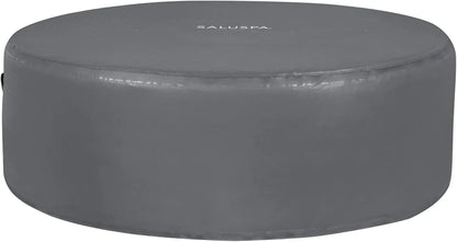 Inflatable Hot Tub Spa (71" x 26") | Portable Hot Tub with 2 Covers (1 Energy-Efficient Thermal Cover and 1 Standard Cover) | Fits Up to 2-4 Persons | Black