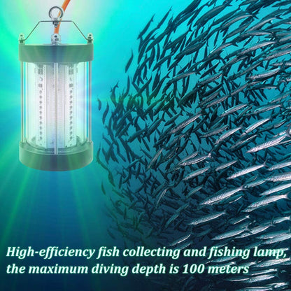 NS 500W LED Underwater Fishing Light 35,000 Lumen Night Fish Attracting Light IP68 Waterproof AC110V