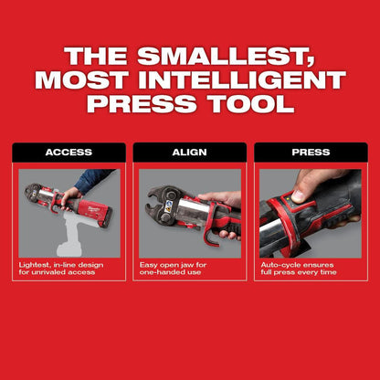 Milwaukee M18 FORCE LOGIC Press Tool with ONE-KEY with 1/2