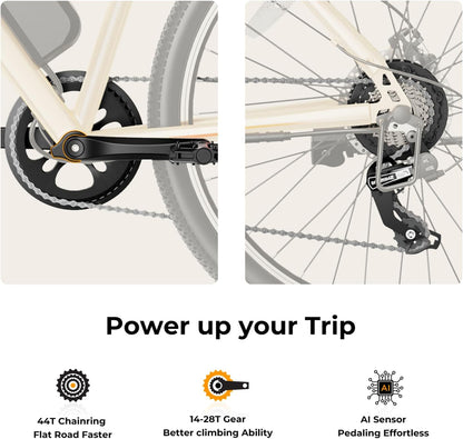 Eb5 Electric Bike 500W Motor 40Miles 20Mph